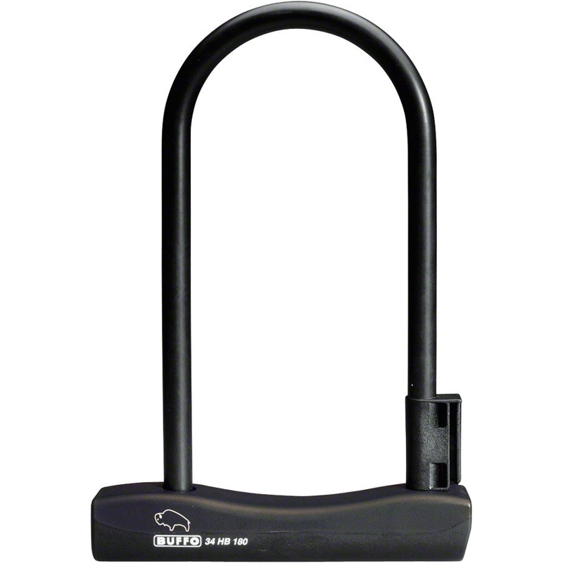 Abus Buffo U-Lock – 4 x 9 Keyed Black Includes bracket