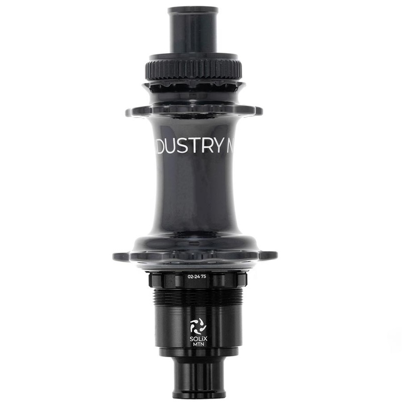 Industry Nine Solix Classic Rear Hub – 12 x 148mm Center-Lock Micro Spline BLK 28H