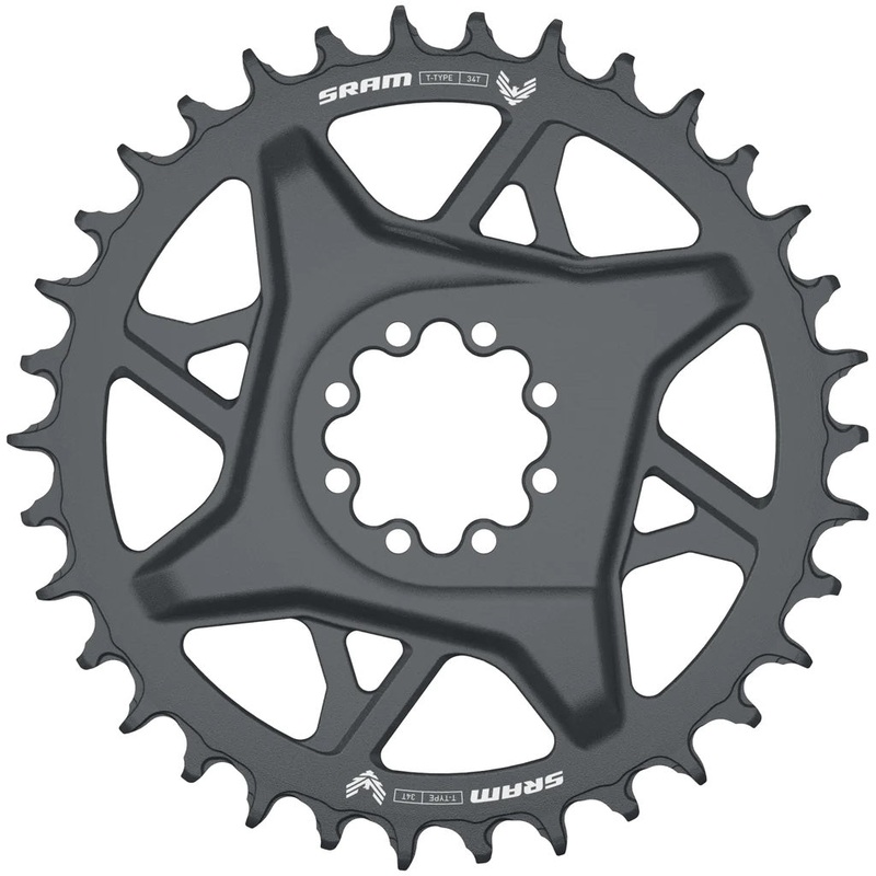 SRAM GX Eagle T-Type 12sp Boost DM Chainring 34t Black