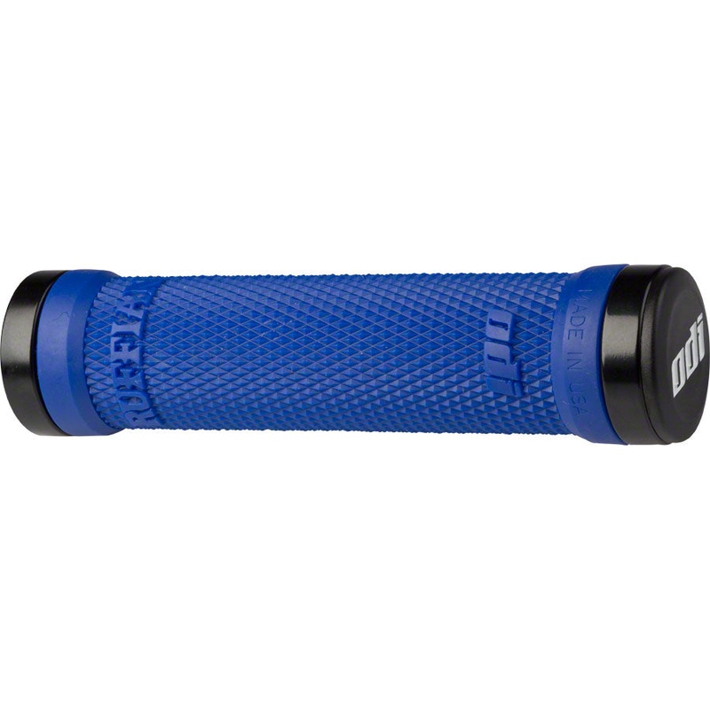ODI Ruffian Grips – Bright Blue Lock-On