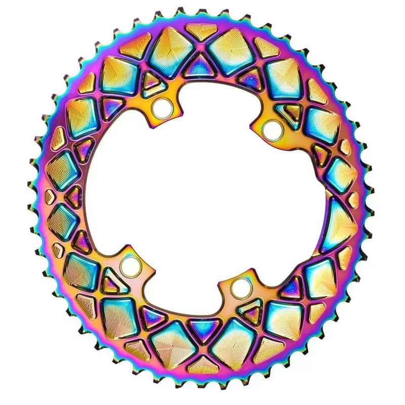 Absolute Black Premium Oval Road 53T Shimano 9100/8000 – PVD