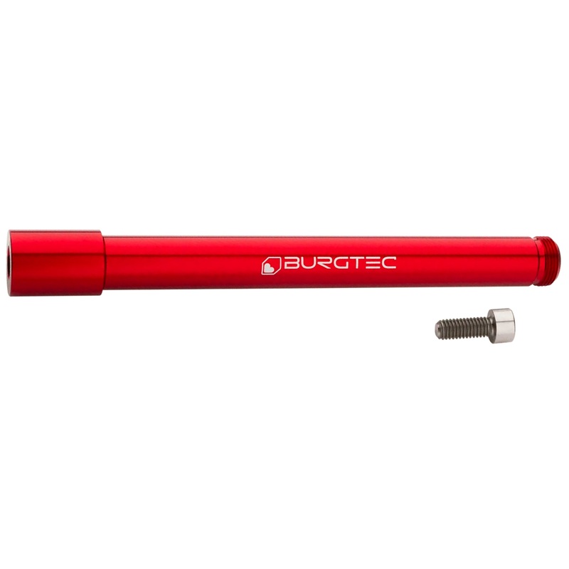 Burgtec hlins Boost Fork Axle Race Red