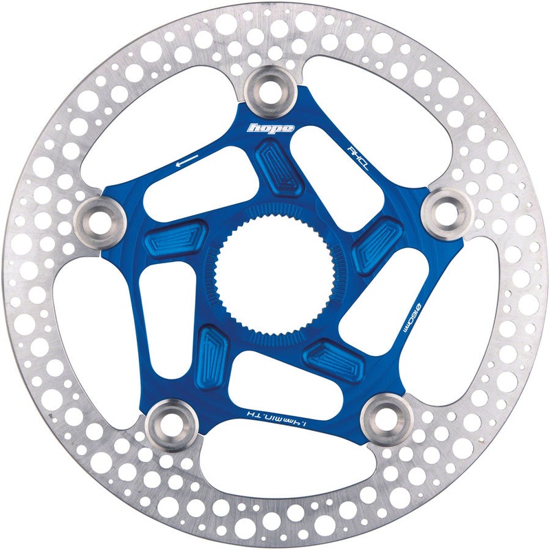 Hope RX Disc Rotor – 160mm Center-Lock Blue