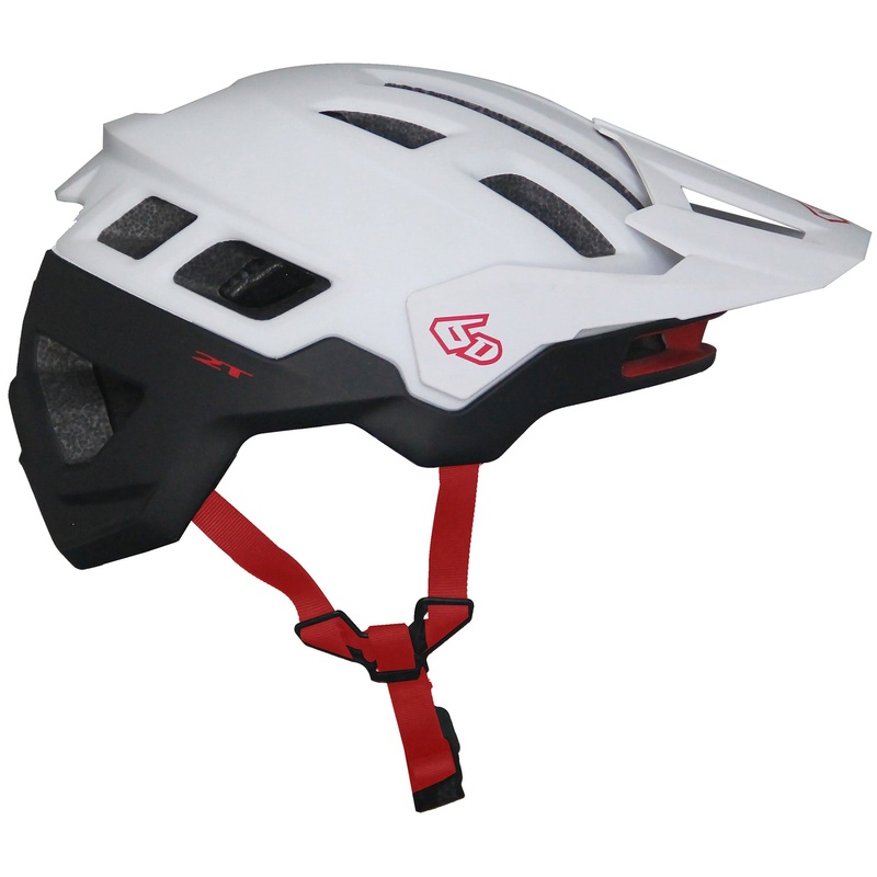 6D Helmets ATB-2T Helmet Ascent Matte White Black – M/L