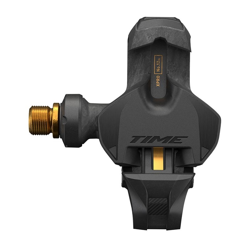 Time XPRO 12SL Pedals – Single Sided Clipless Carbon 9/16 Carbon/Gold QF 51 B1