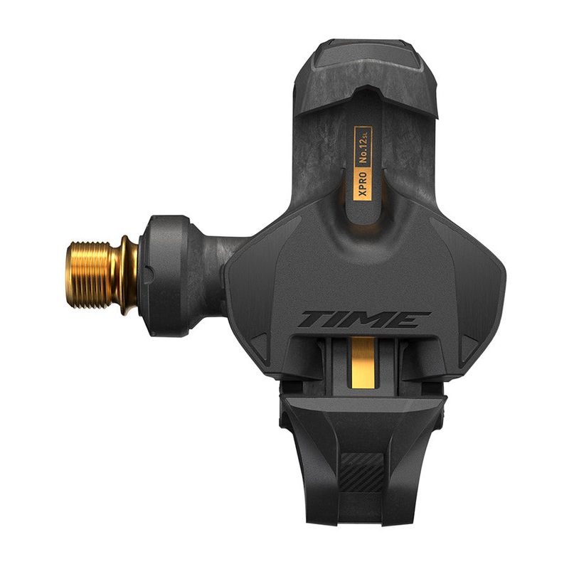 Time XPRO 12SL Pedals – Single Sided Clipless Carbon 9/16 Carbon/Gold QF 53 C1