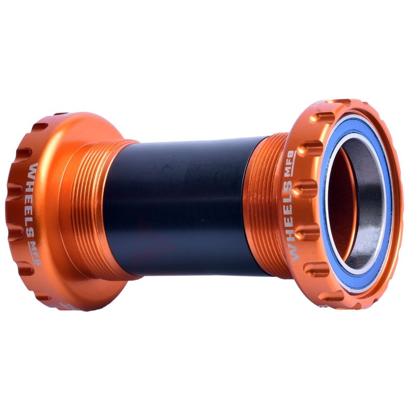 Wheels Manufacturing BSA Bottom Bracket – DUB Spindle ABEC 3 Orange