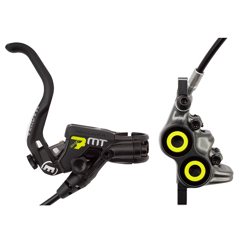 Magura MT7 Pro Disc Brake Lever – Front Rear Hydraulic Post Mount Tooled Reach Adjust BLK/Gray