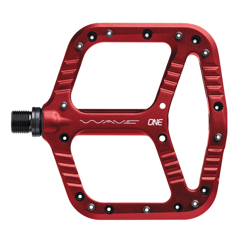 OneUp Components Wave Platform Pedals Red