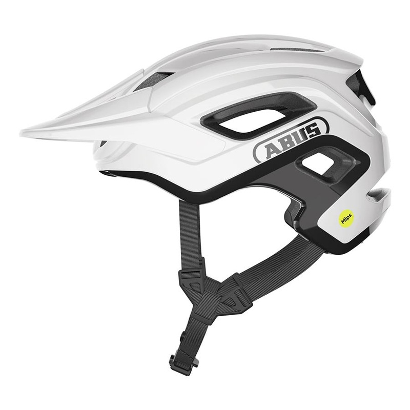 Abus CliffHanger MIPS Helmet – Shiny White Medium