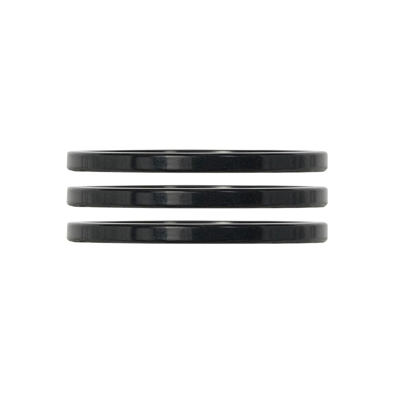 Industry Nine iRiX Headset Spacer 1-1/8” Height: 2.5mm Aluminum Black 3pcs