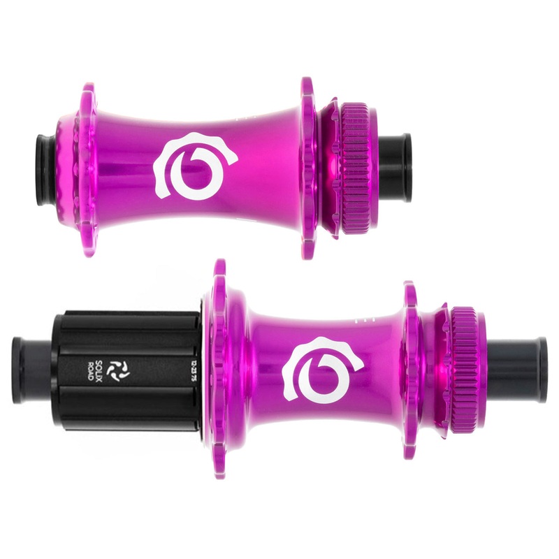 Industry Nine Solix CL Disc Hubs 12×100/142 TA 28h HG11 Purple