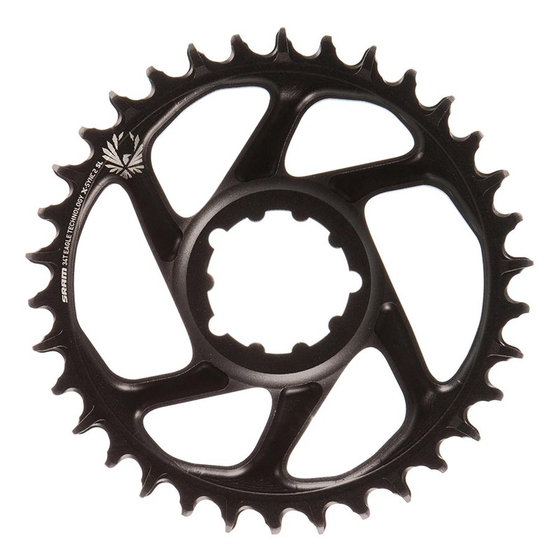 SRAM X-SYNC 2 SL 6mm Chainring Teeth: 34 Speed: 11/12 BCD: Direct Mount Single Aluminum Black