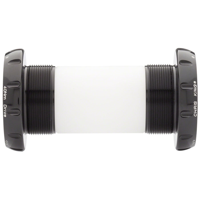 Chris King ThreadFit 30 Bottom Bracket Fit Kit 3 – English For 30mm Spindles BLK