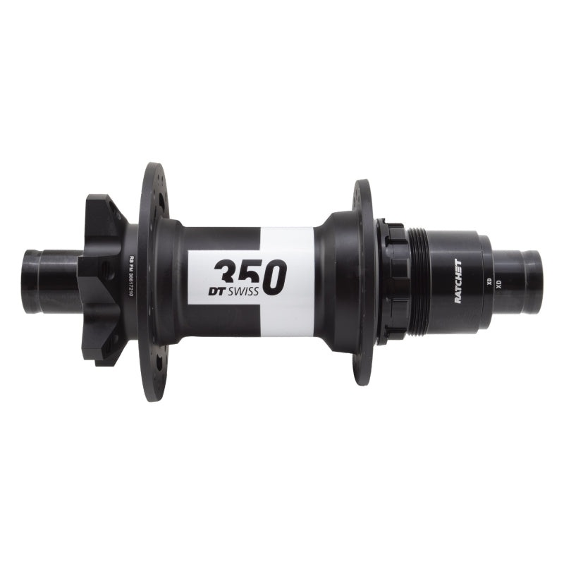 DT Swiss 350 Rear Hub – 12 x 148mm 6-Bolt XD Black 32H 36pt