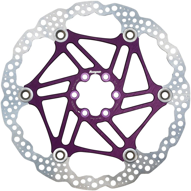 Hope Floating Disc Brake Rotor – 200mm 6-Bolt Purple