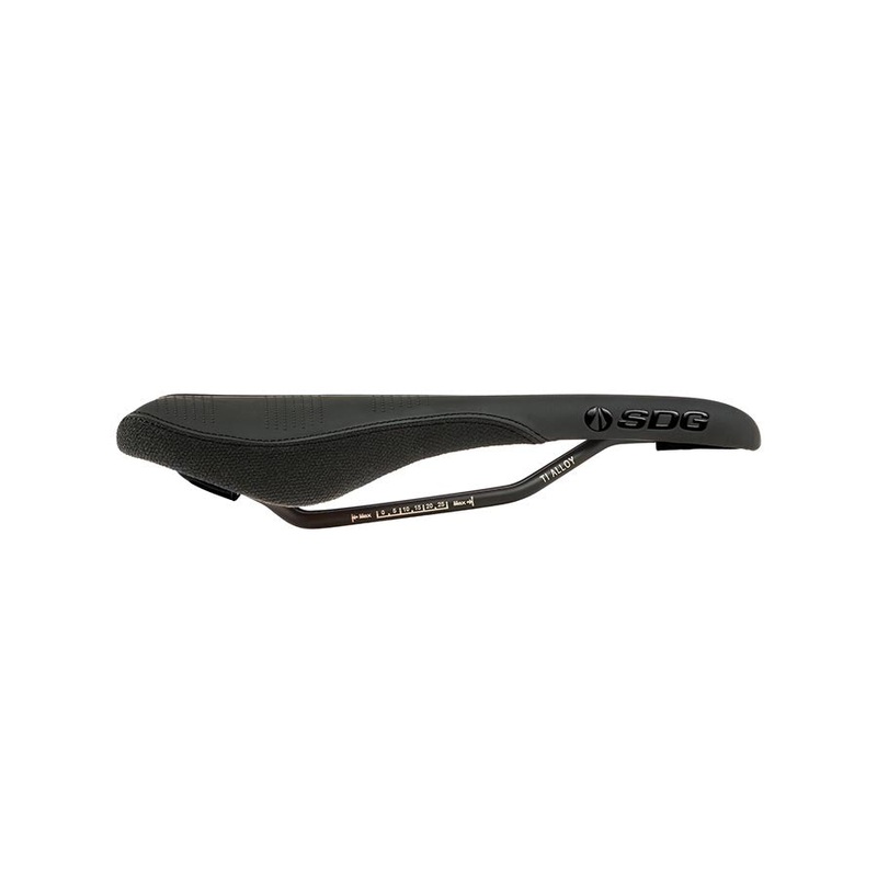 SDG Radar Mtn Saddle Ti-Alloy Rails – Black
