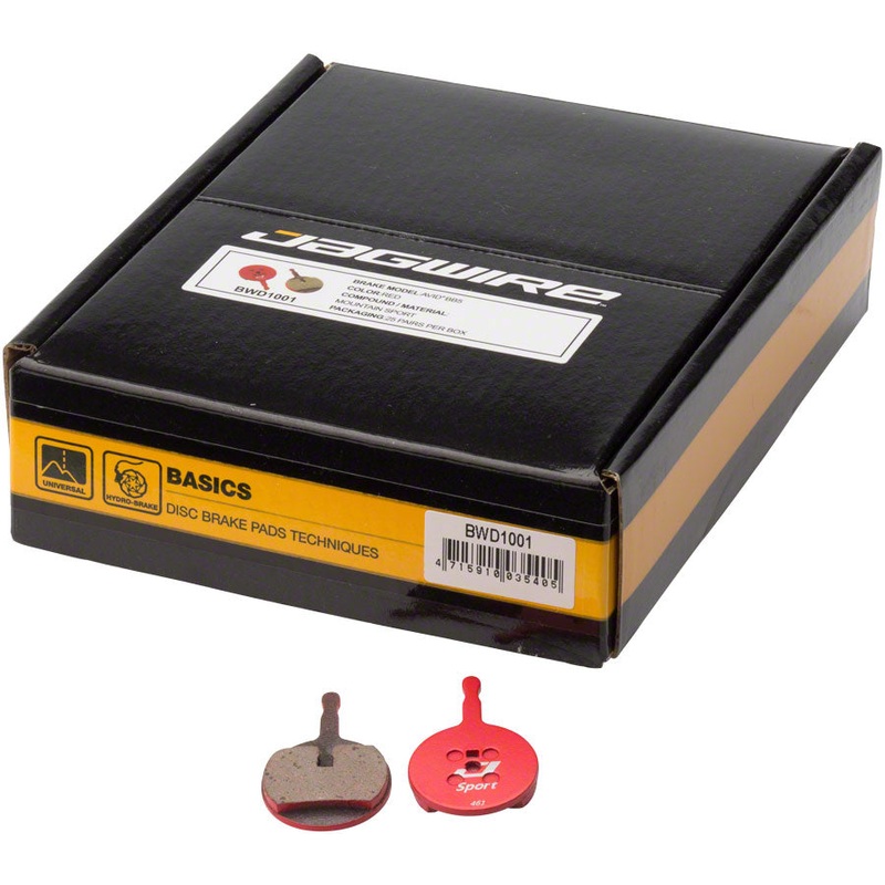 Jagwire Mountain Sport Semi-Metallic Disc Brake Pads Avid BB5 Box of 25 Pairs