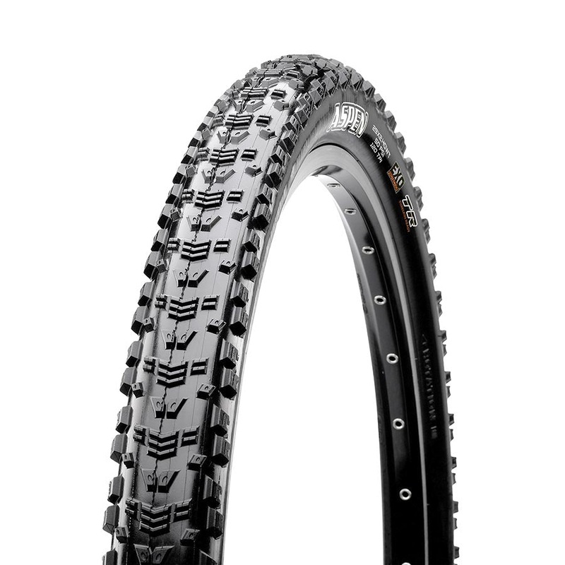 Maxxis Aspen Tire – 29 x 2.4 Tubeless Folding BLK MaxxSpeed EXO Wide Trail E-25
