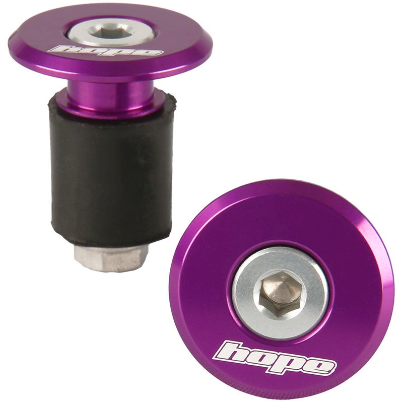 Hope Grip Doctor Bar End Plugs Purple