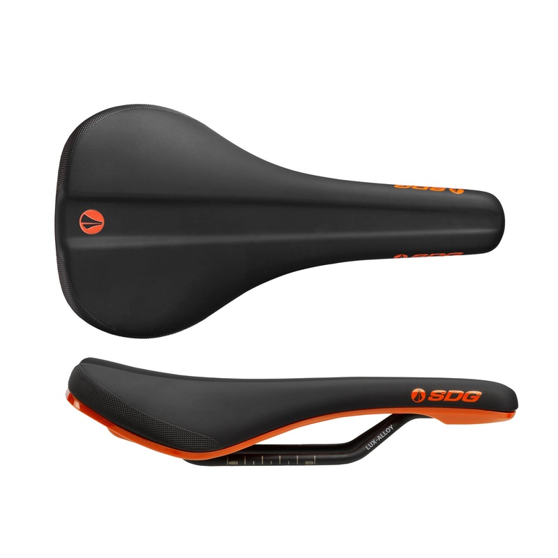 SDG Bel-Air V3 Saddle Lux-Alloy Rails Orange