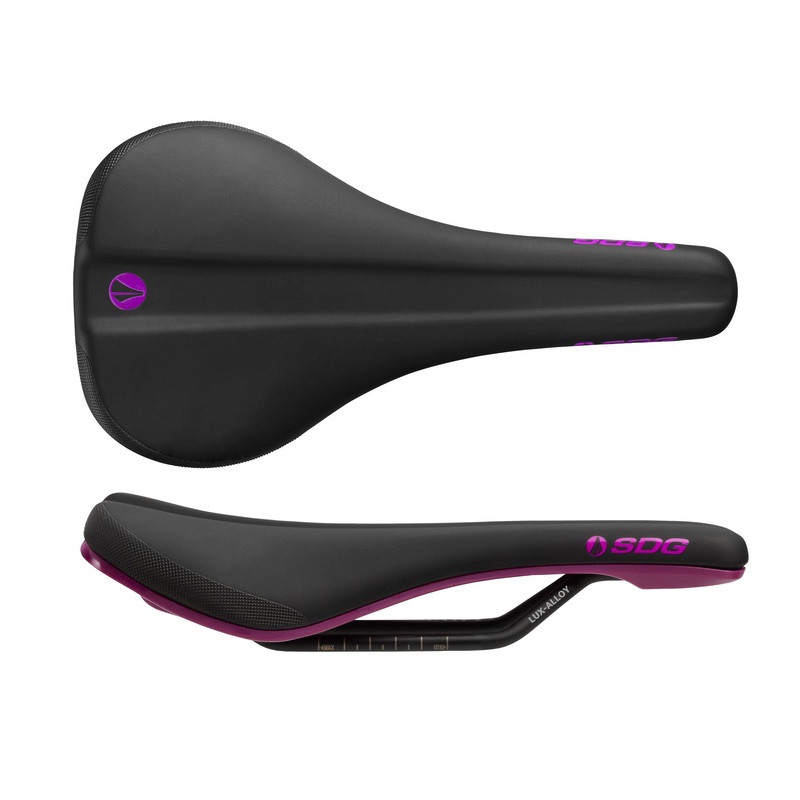 SDG Bel-Air V3 Saddle Lux-Alloy Rails Purple