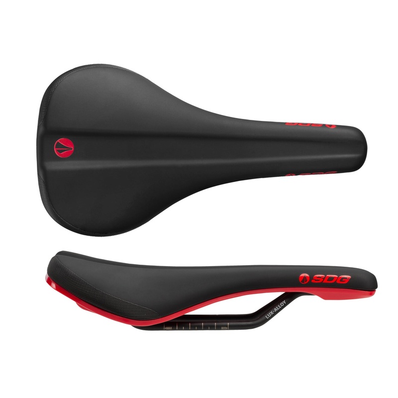 SDG Bel-Air V3 Saddle Lux-Alloy Rails Red