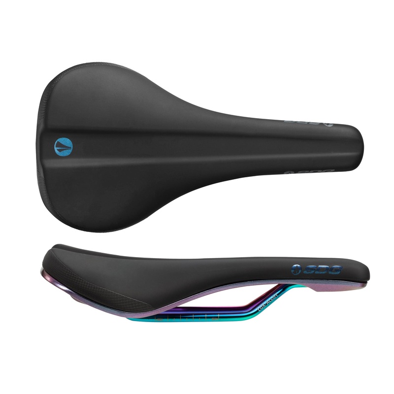 SDG Bel-Air V3 Saddle Lux Rails Fuel LE Oil Slick