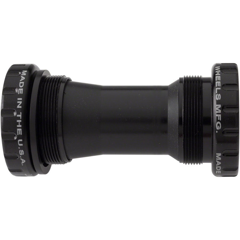 Wheels Manufacturing BSA Bottom Bracket – Shimano Road ABEC-3 Bearings BLK Cups