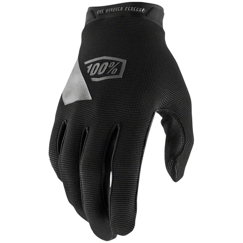 100% Ridecamp Gloves – Black Full Finger Women’s X-Large