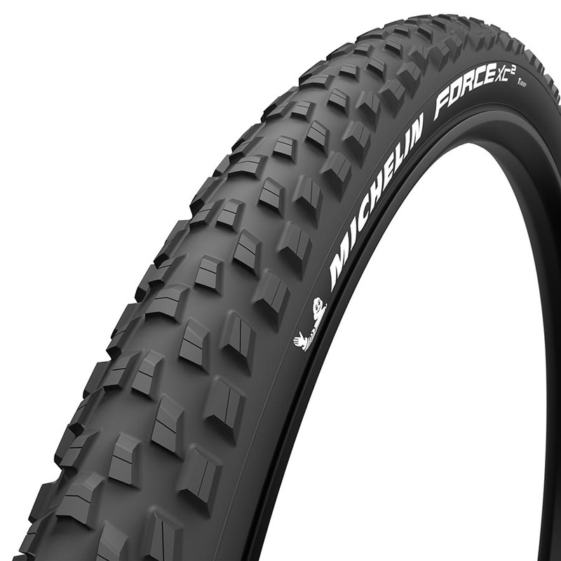 Michelin Force XC2 Performance Mountain Tire 29”x2.25 Folding Tubeless Ready GUM-X HDPROTECTION 3x60TPI Black