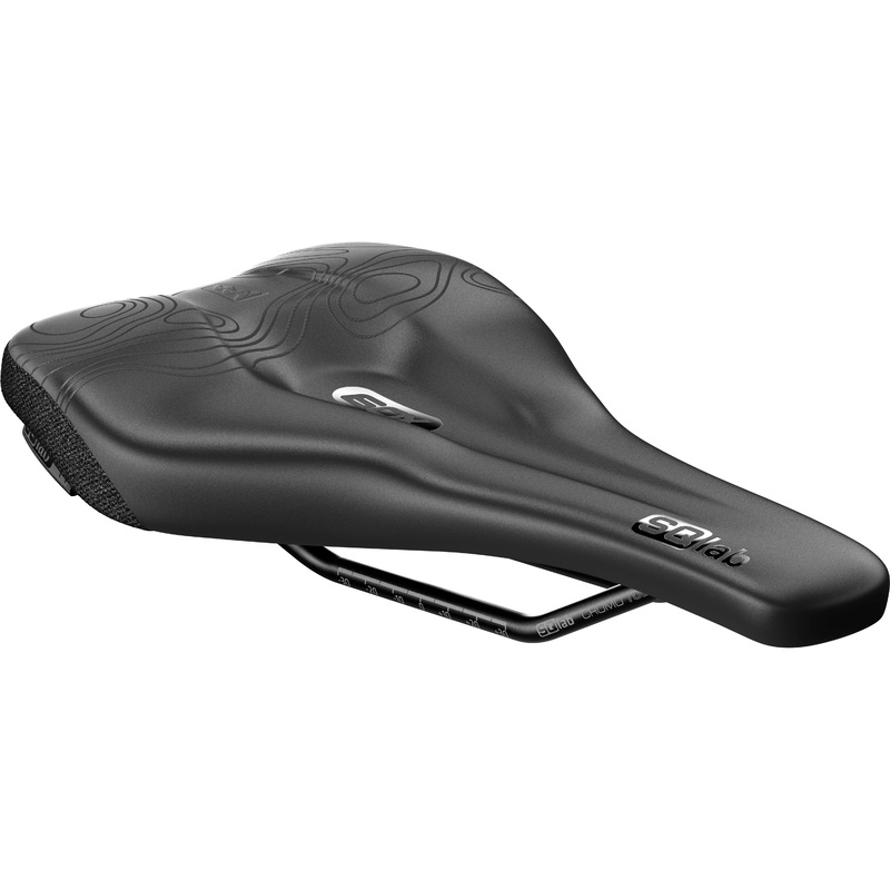 SQlab 60X Ergowave Active S-tube Rail 130* Saddle Black