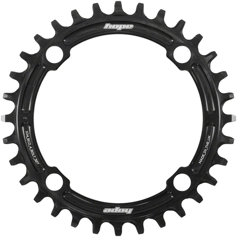 Hope Retainer Chainring – 32t 104 BCD R22 Black