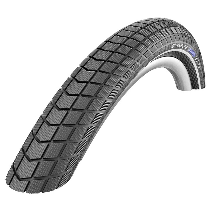 Schwalbe Big Ben Tire 28”x2.00 (700x50C) Wire Clincher Endurance RaceGuard 67TPI Black