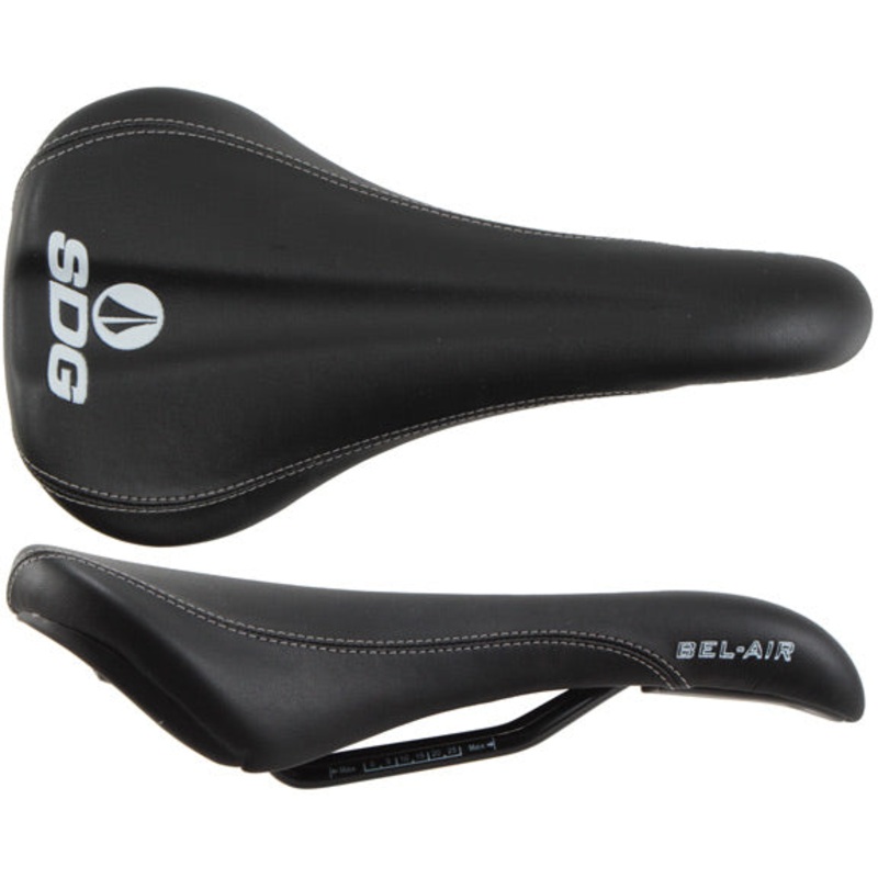 SDG Bel-Air RL Saddle Steel Rail – Black/Black