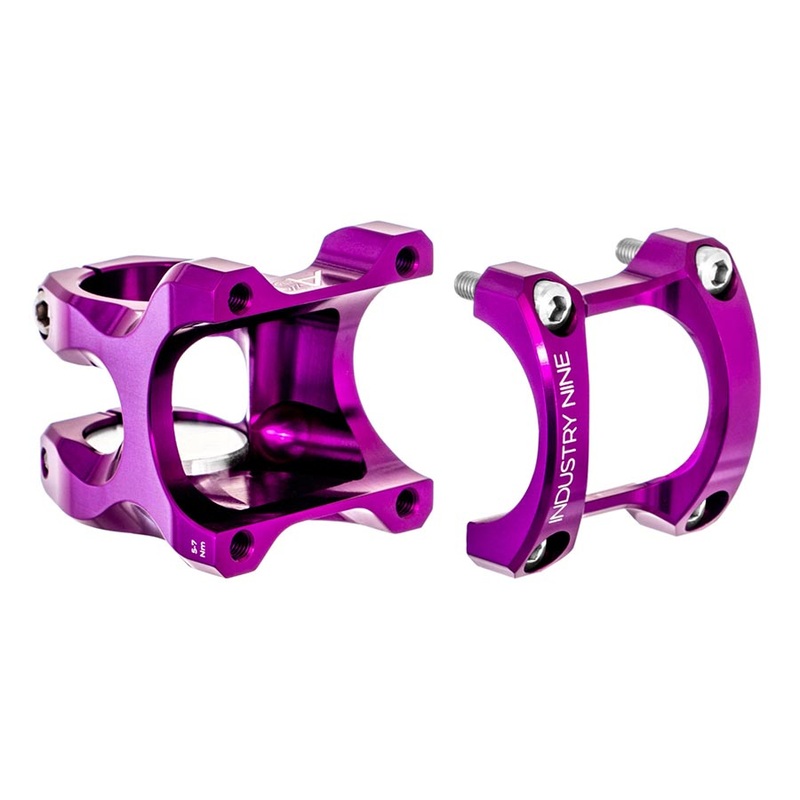 Industry Nine A35 Stem – 40mm 35 Clamp +/-8 1 1/8 Aluminum Purple