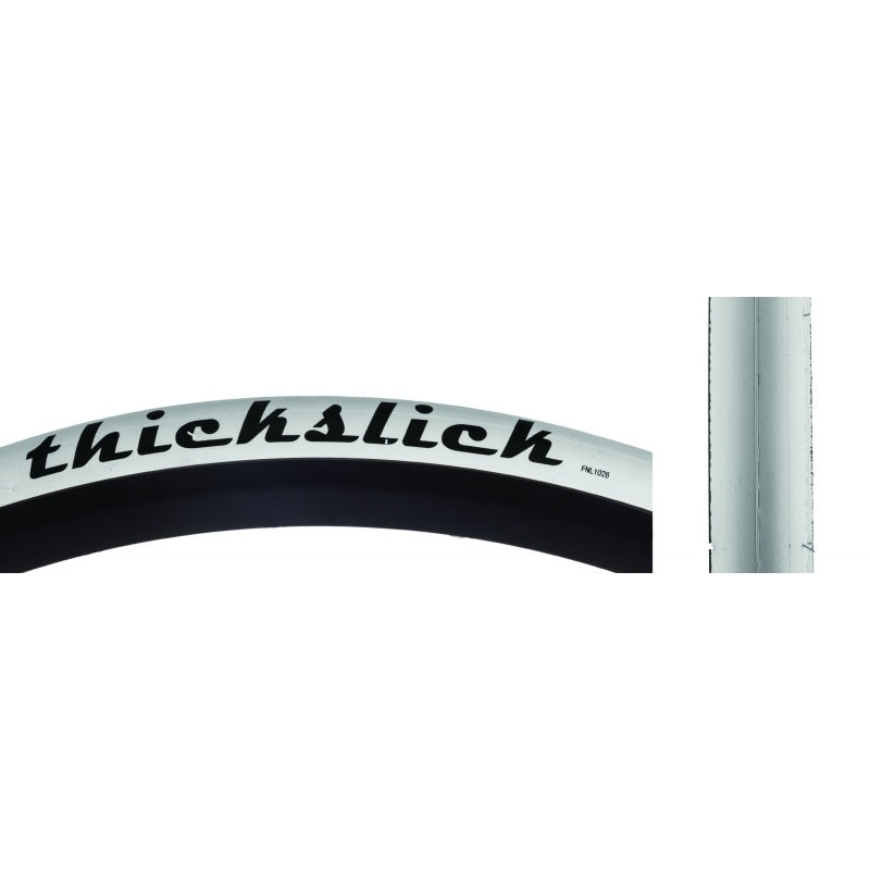 WTB ThickSlick Tire – 700 x 25 Clincher Wire White Comp