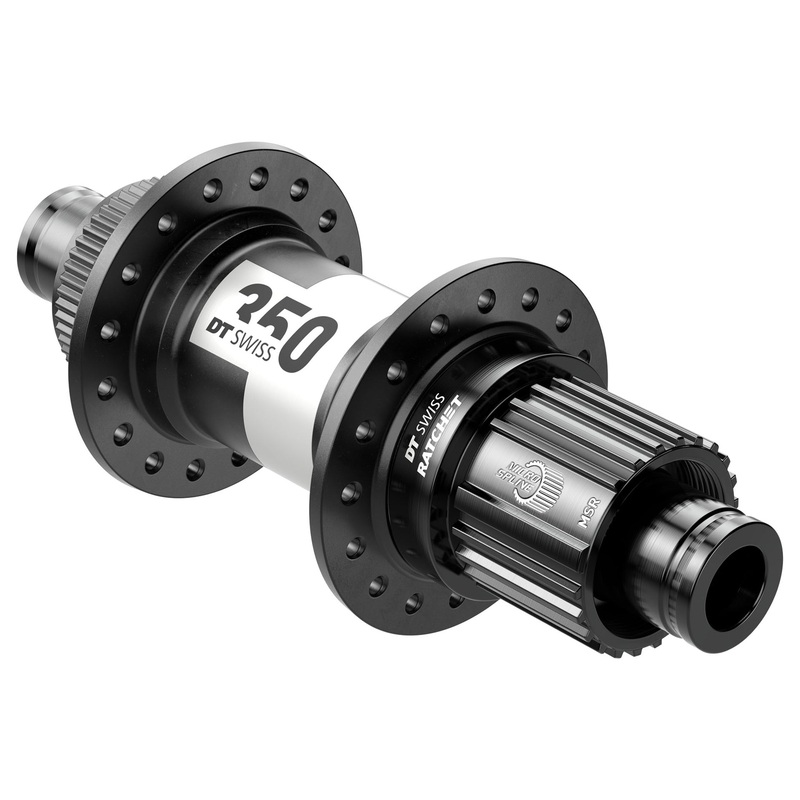 DT Swiss 350 Rear Hub – 12 x 142mm Center-Lock Micro Spline Black 28H 36pt