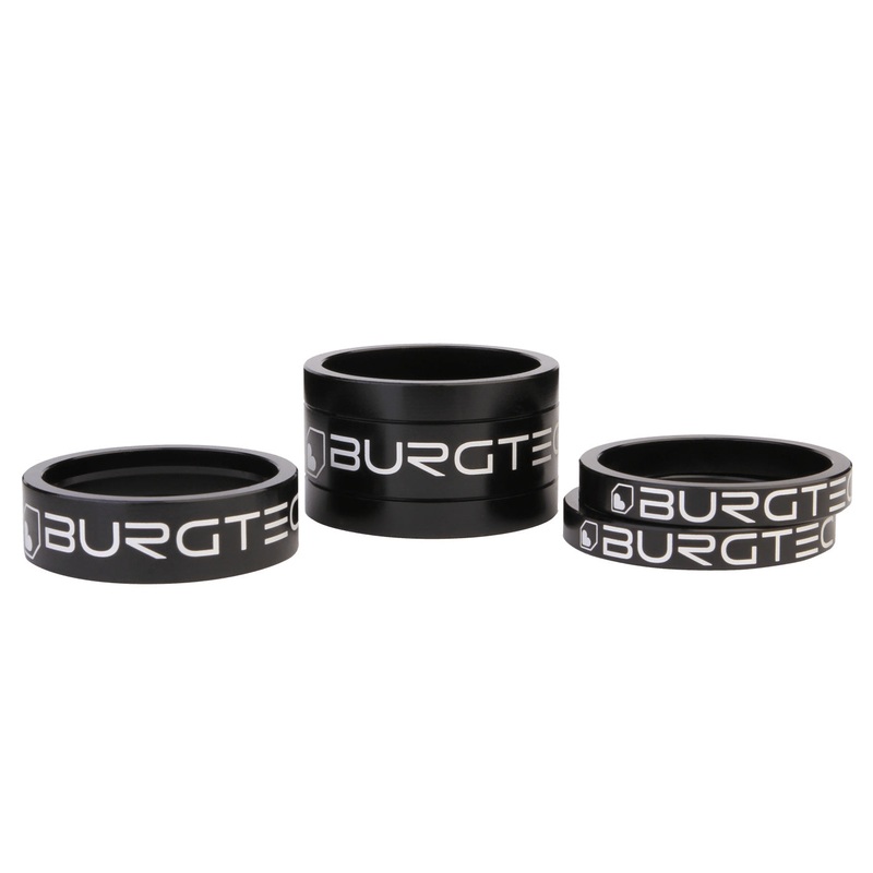 Burgtec Stem Spacer Kit Burgtec Black 4/Count