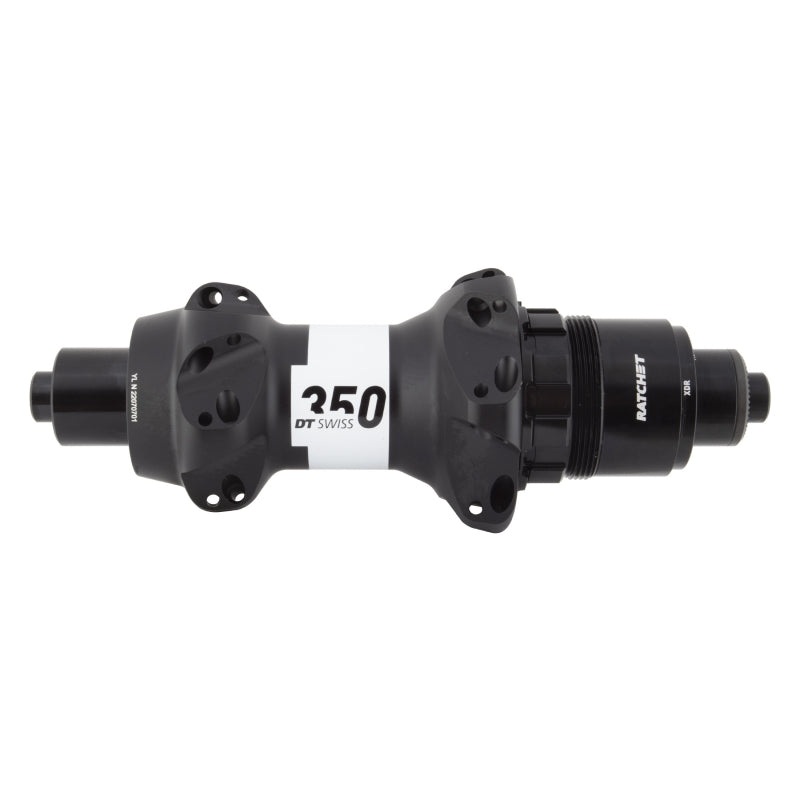 DT Swiss 350 Rear Hub – QR x 130mm Rim Brake XDR BLK 24H Straightpull 36pt Straight Pull