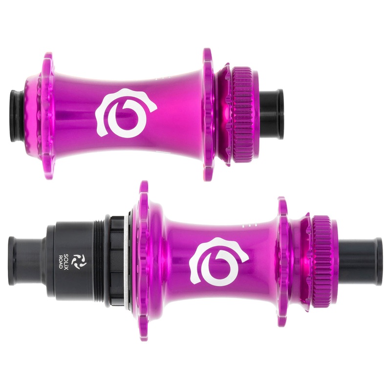 Industry Nine Solix CL Disc Hubs 12×100/142 TA 28h XDR Purple