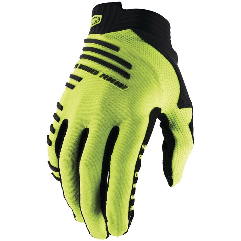 100% R-Core Gloves – Flourescent Yellow Full Finger X-Large