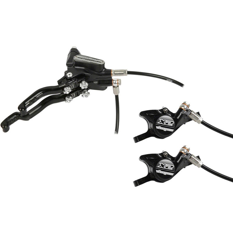 Hope Tech 3 X2 Duo Disc Brake Lever – Left Hand Front Rear Hydraulic Post Mount BLK