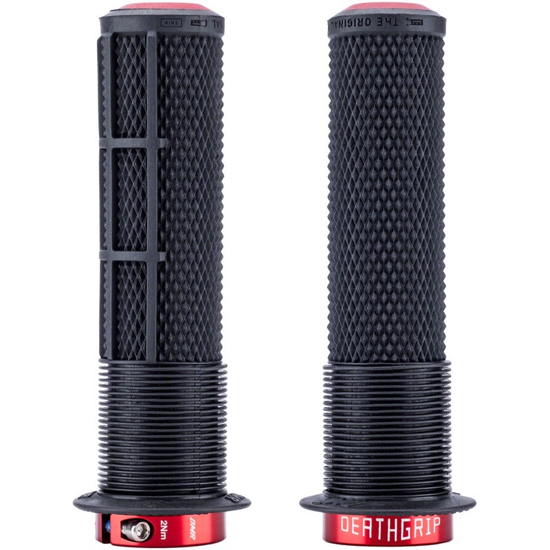 DMR DeathGrip 2 Race Edition Grips – Thin Lock-On Black Flanged
