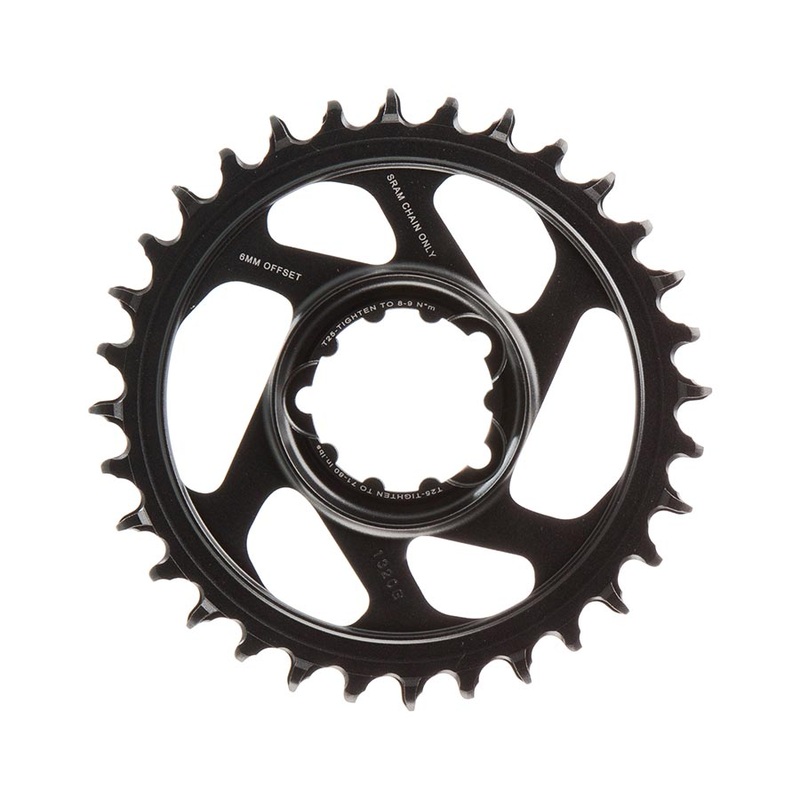 SRAM Eagle Chainring Teeth: 32 Speed: 11/12 BCD: Direct Mount Aluminum Lunar/Polar Grey 6mm