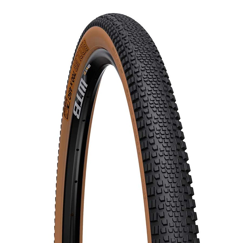 WTB Riddler Tire 700x45C Folding Tubeless Ready Dual DNA 60TPI Tanwall