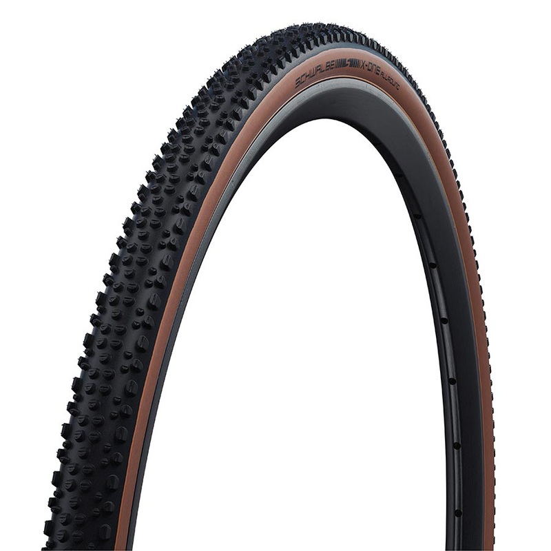 Schwalbe X-One Allround Hybrid Tire 700x33C Folding Tubeless Ready Addix RaceGuard 67TPI Bronze