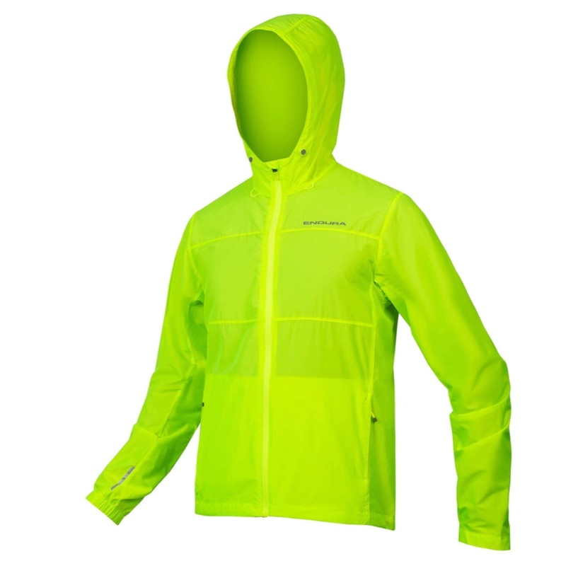 Endura Hummvee Windproof Shell Jacket XL  Hi-Viz Yellow
