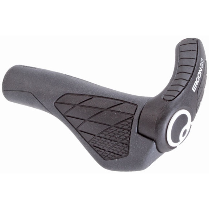 Ergon GS3 Grips – Black/Gray Lock-On Large