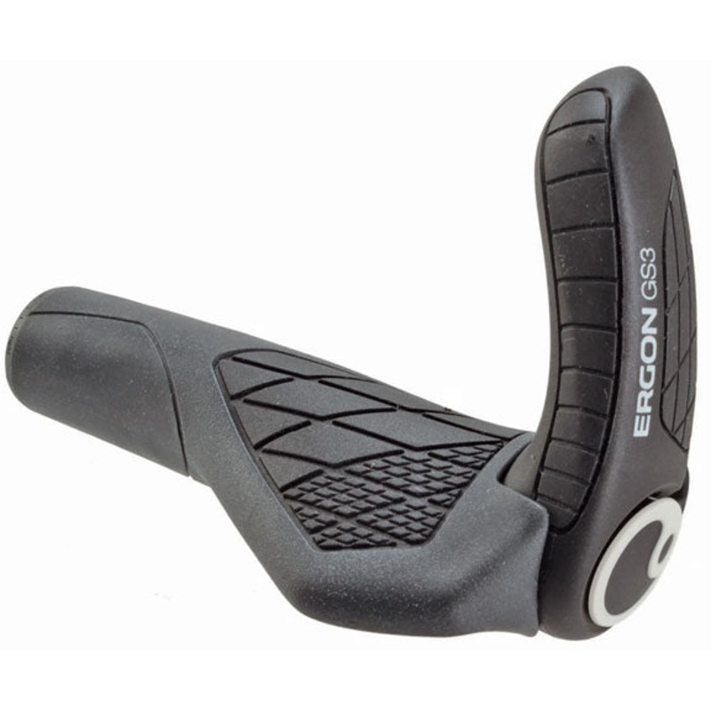 Ergon GS3 Grips – Black/Gray Lock-On Small